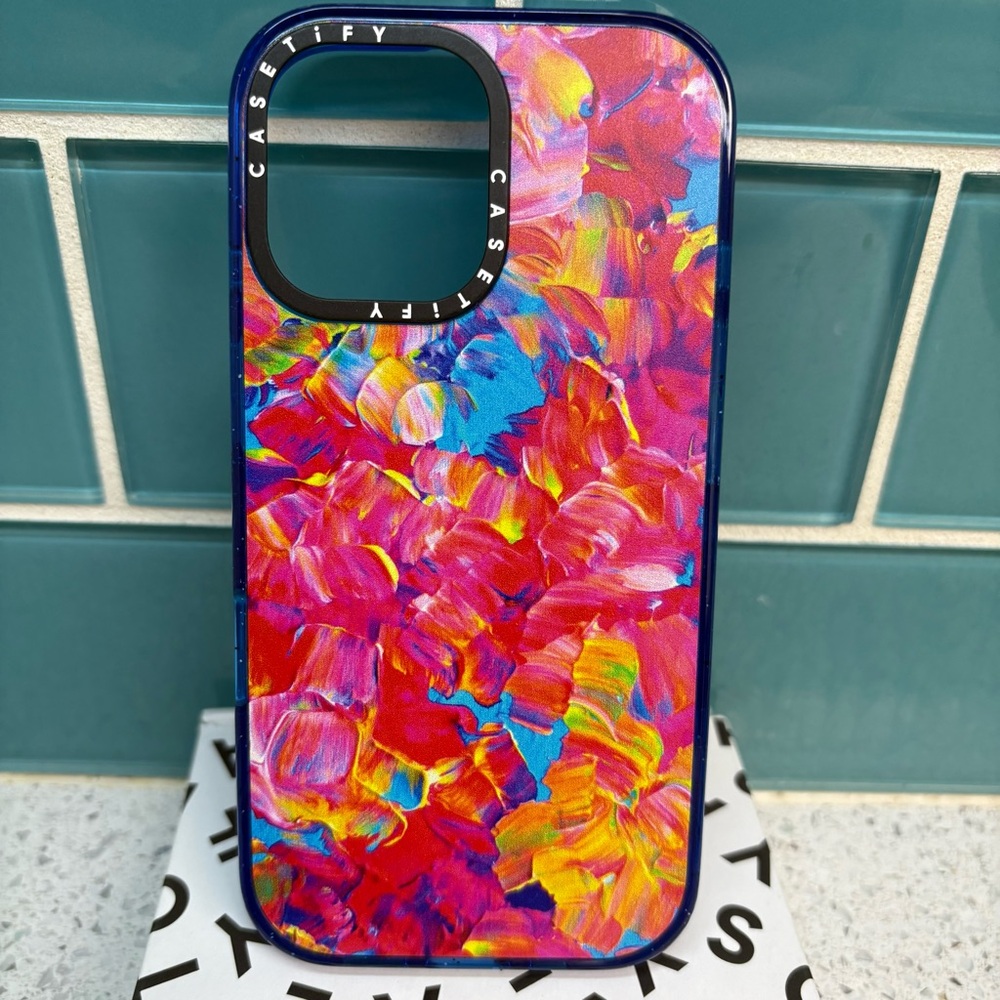 Casetify Beautiful Vibrant Multicolor Floral IPhone 16 Case